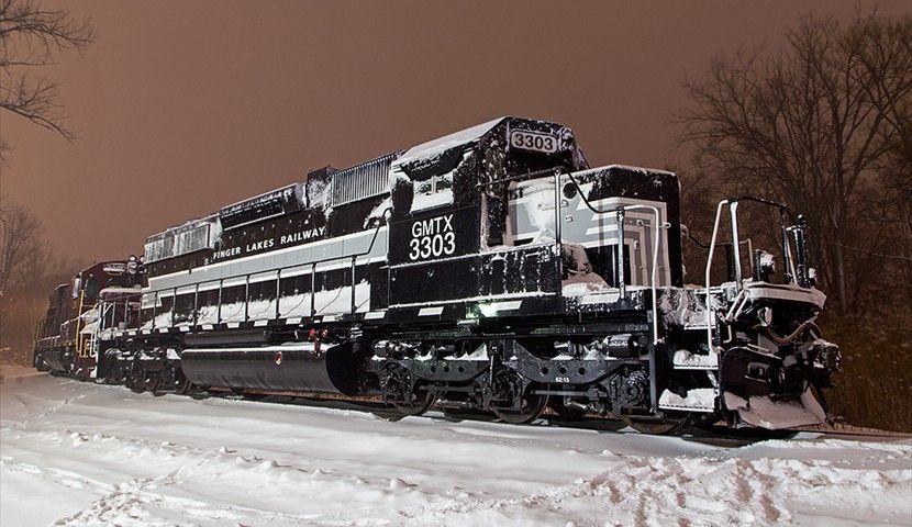 FGLK freight train in the Finger Lakes region